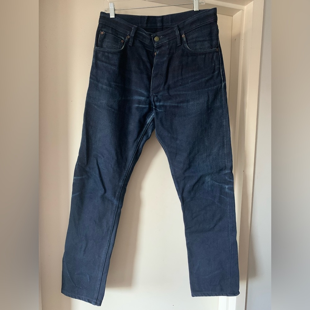 Left Field NYC ATLAS Blue raw selvedge denim.